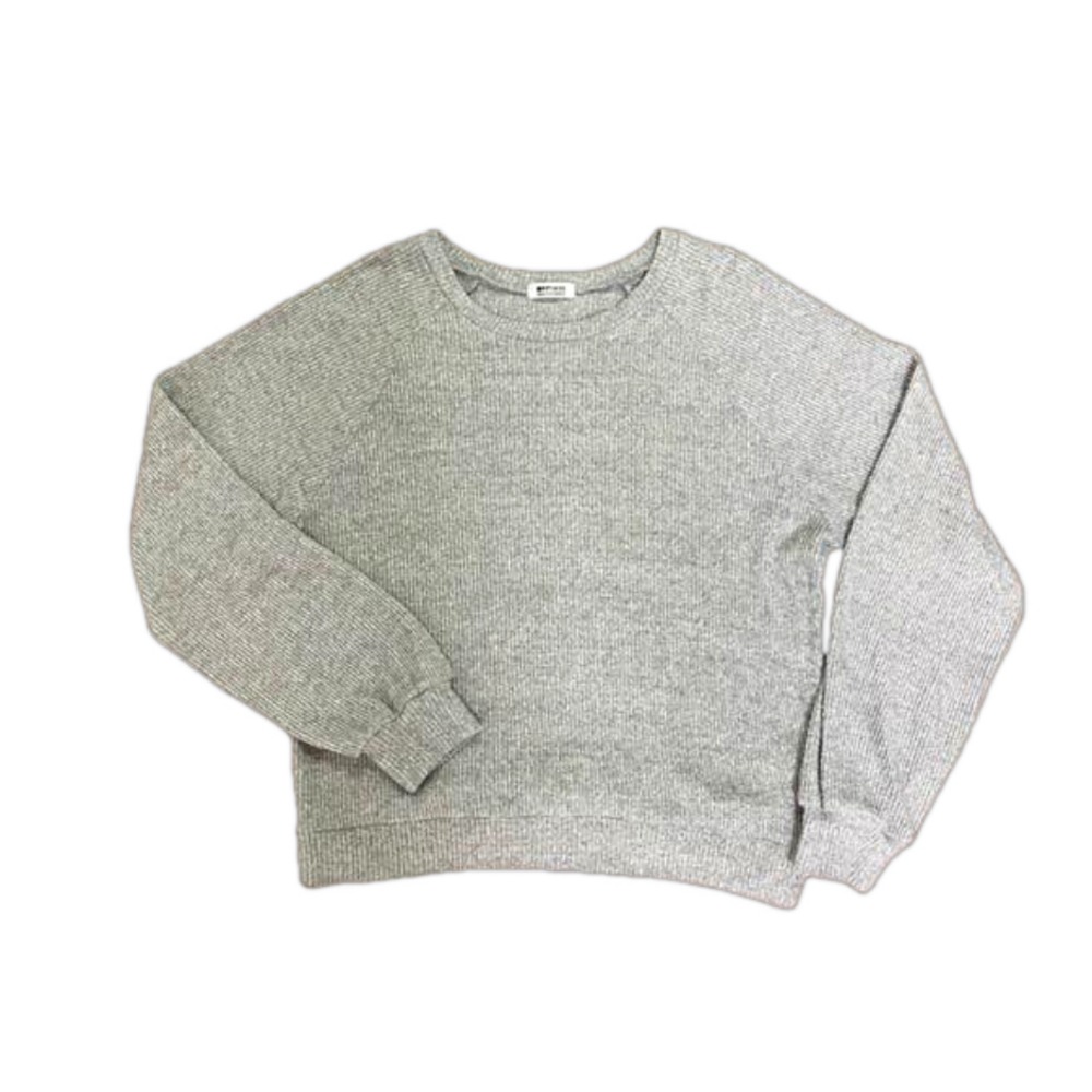 LA Made crop top, long underwear material, Size Large